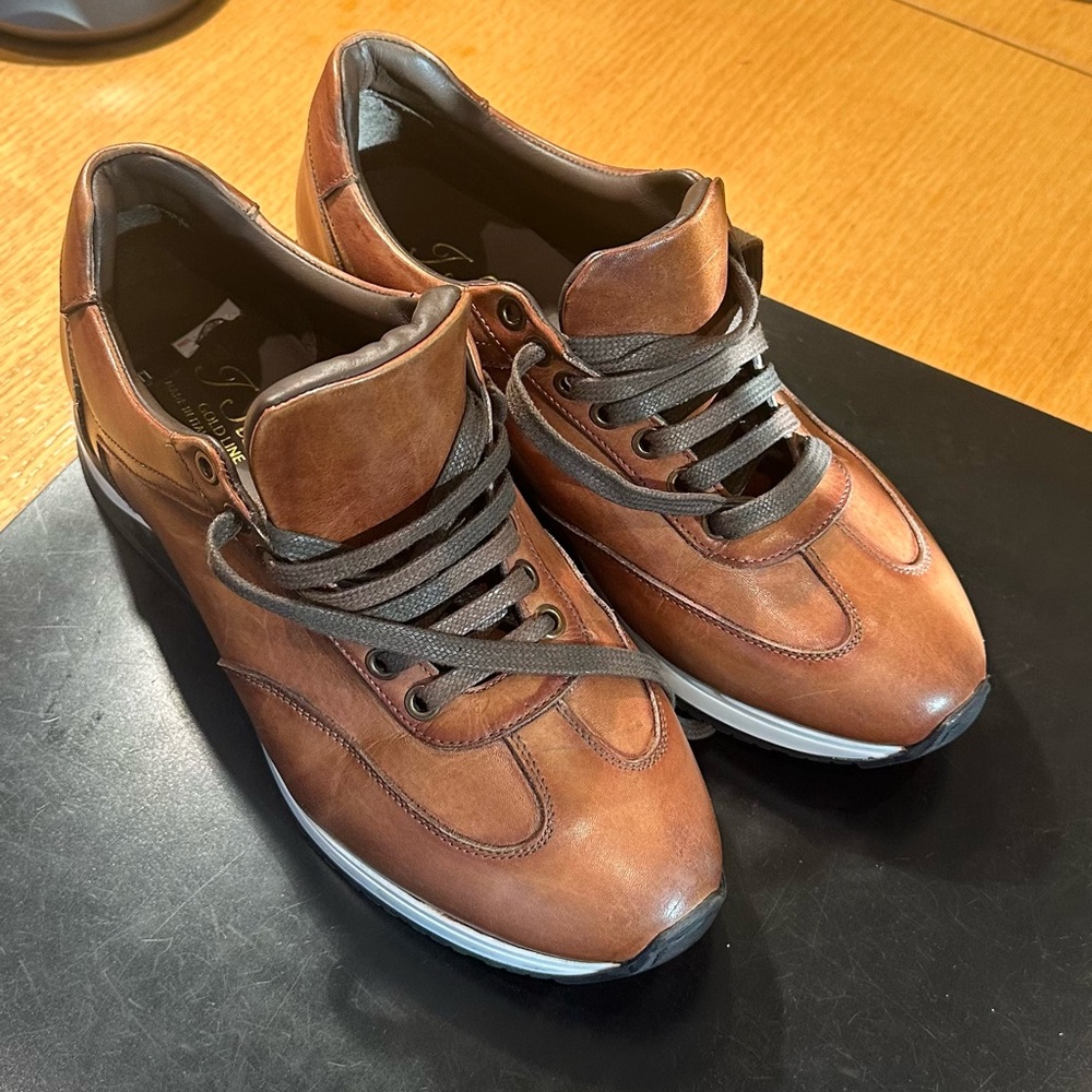 Men's Brown Leather Isarti Sneakers